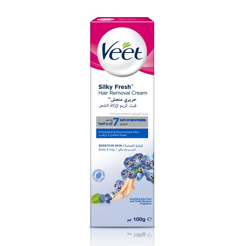 Veet Silky Fresh Hair Removal Cream For Sensitive Skin 100g
