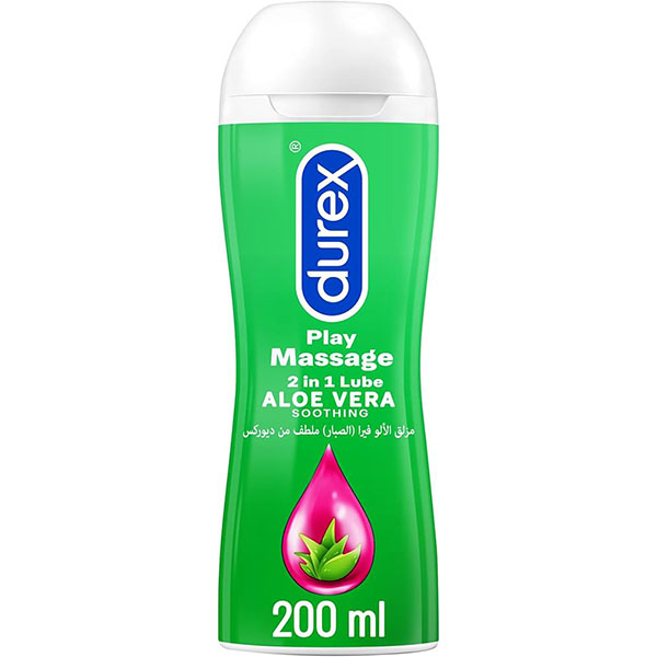 Durex Play Massage 2 in 1 Aloe Vera Soothing Lubricant Gel 200ml