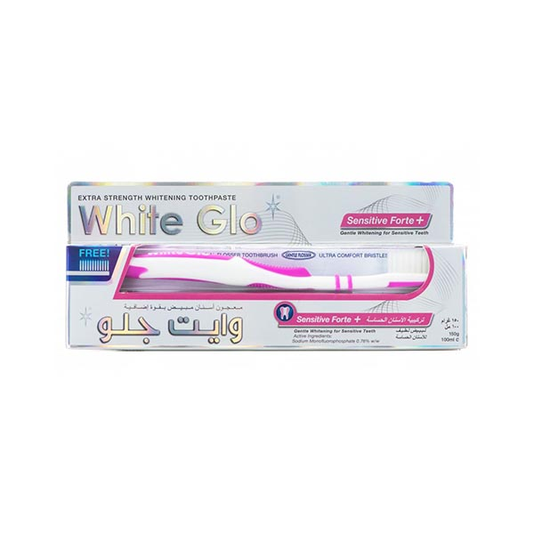 White Glo Sensitive Forte Toothpaste 150g