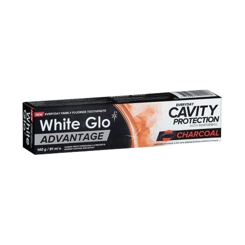 White Glo Advantage Charcoal Toothpaste 140g