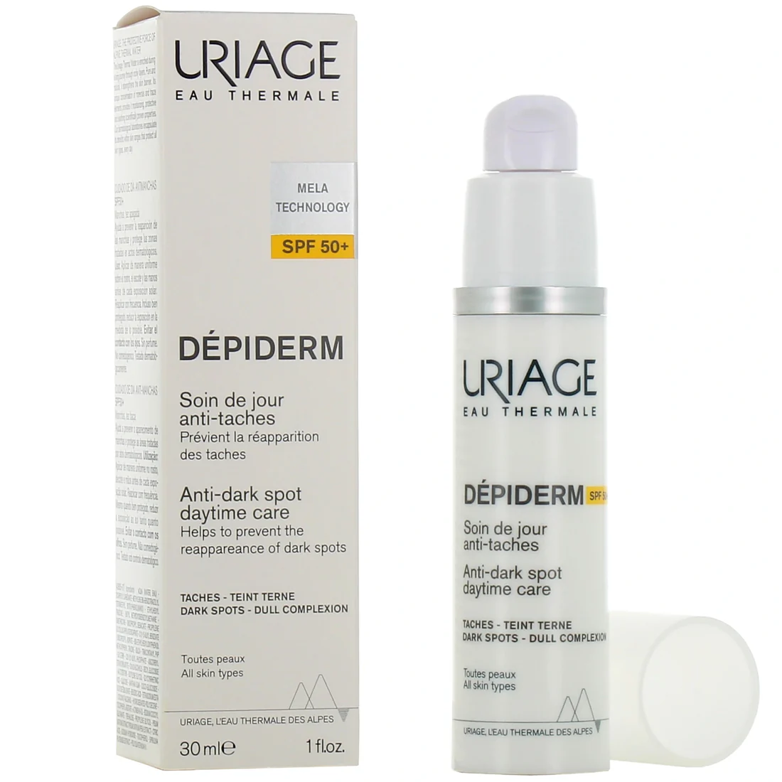 Uriage Depiderm Spf 50+ Anti Dark Spot Day Cream 30ml