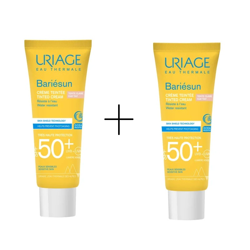 Uriage Bariésun Tinted Cream SPF50+ Fair Tint 50ml (1+1 Offer)