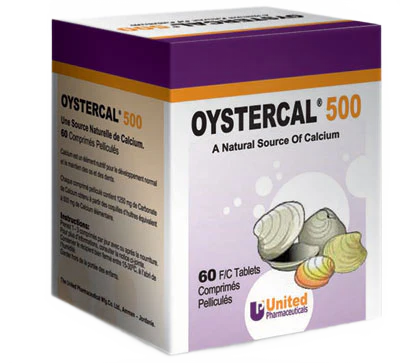 Oystercal Tablet 500mg 60 Tabs