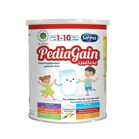 Sahha Pediagain Vanilla Flavor 400g