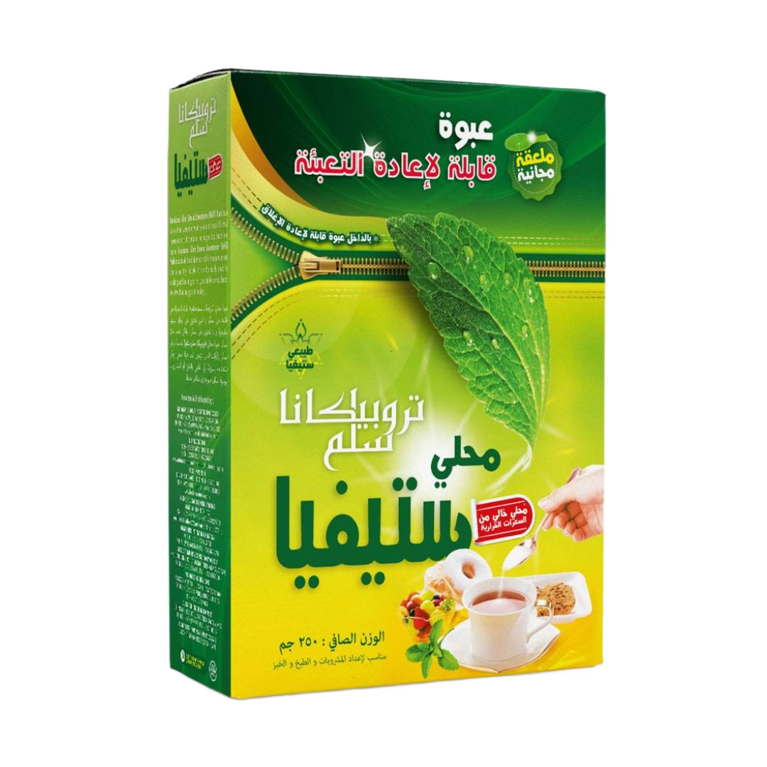 Tropicana Slim Refill Pack with Stevia Powder 250G