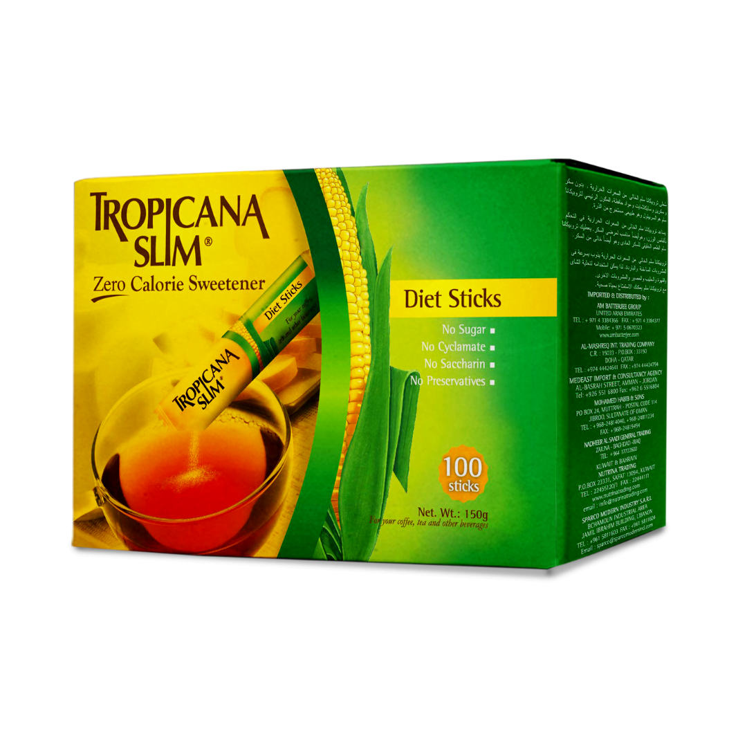 Tropicana Slim Zero Calorie Sweetener 100 Sticks