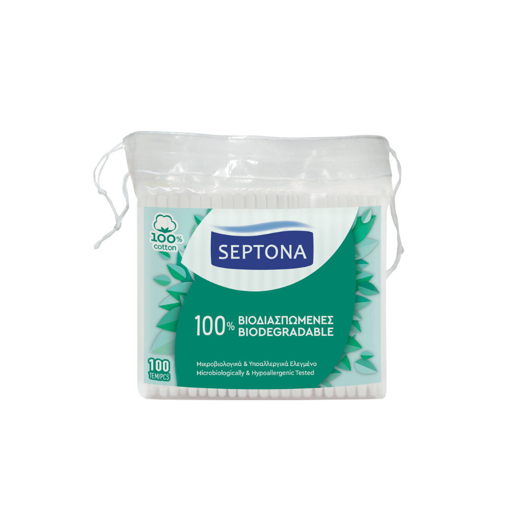 Septona Biodegradable Cotton Buds 100 Pcs