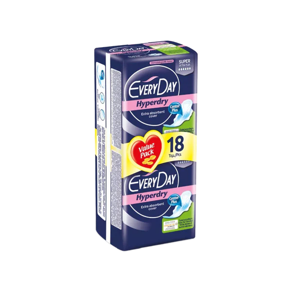 Everyday Hyperdry Super 18 Sanitary Pads