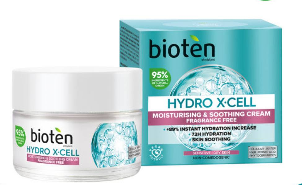 Bioten HYDRO X-CELL Day Moisturizing Cream For Sensitive Skin 50ml