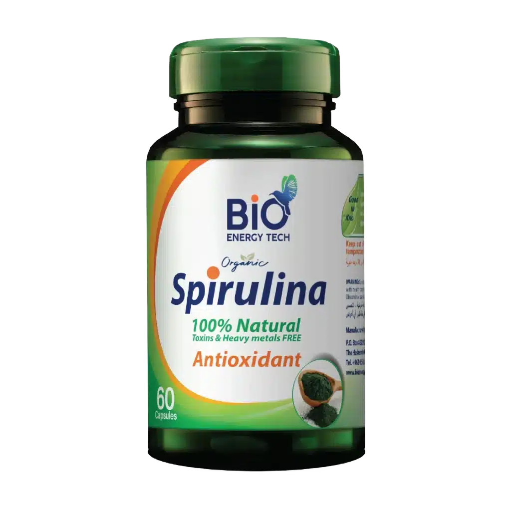 Bio Energy Tech Spirulina 500mg 60 Capules