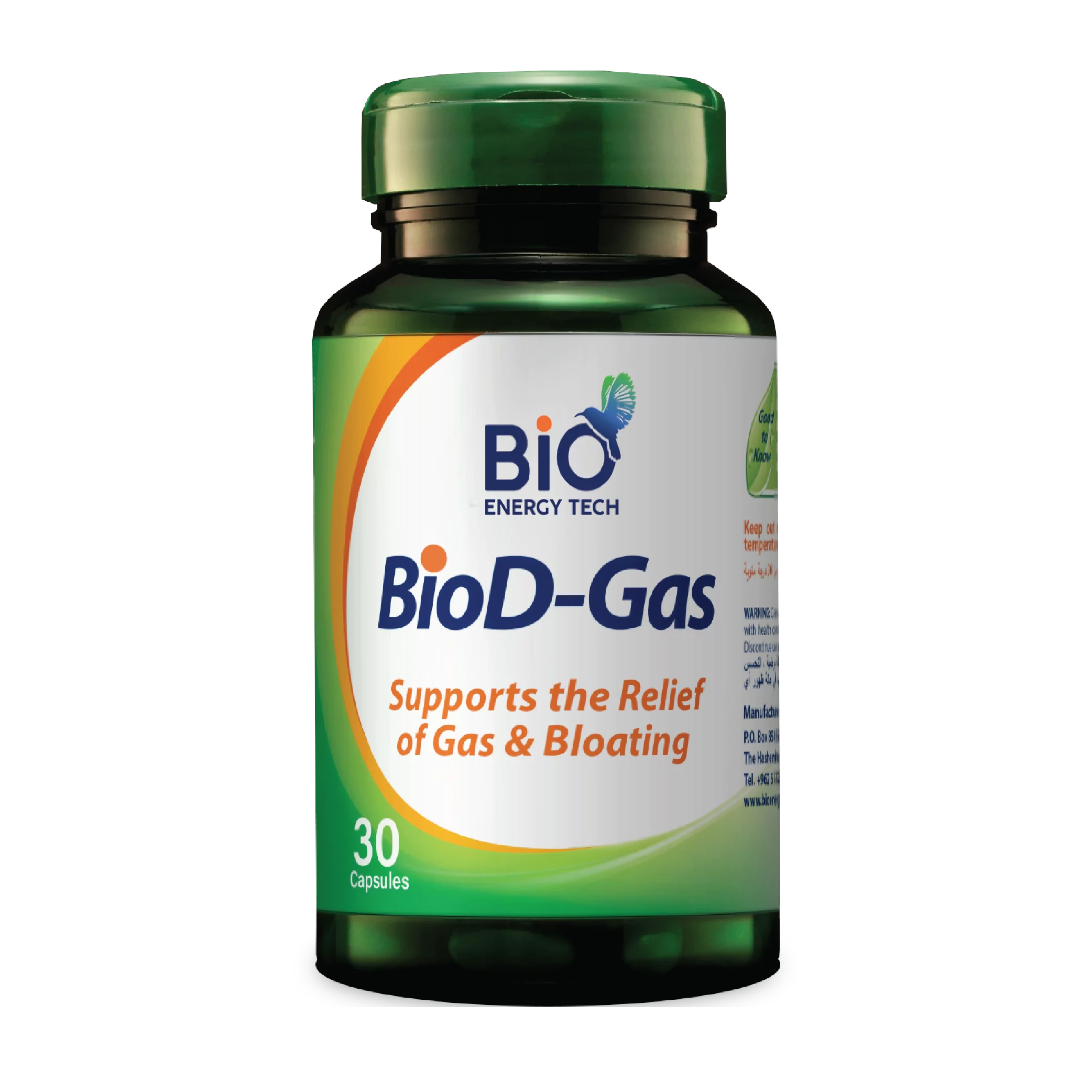 Bio Energy Tech Bio D-Gas 30 Capsule