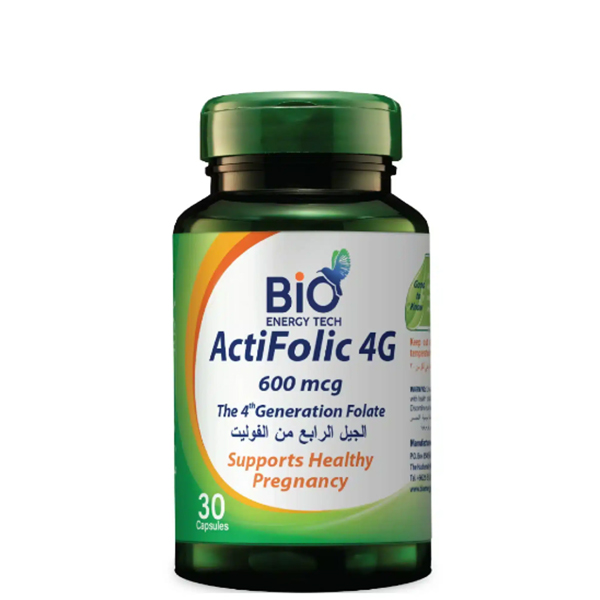 Bio Energy Tech Acti Folic 4G 600mcg 30 Capsule