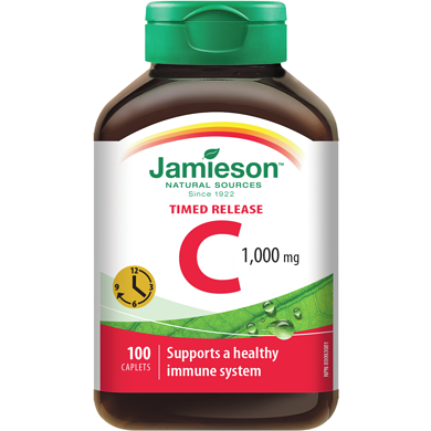 Jamieson Timed Release Vitamin C 1000mg Tablet 100