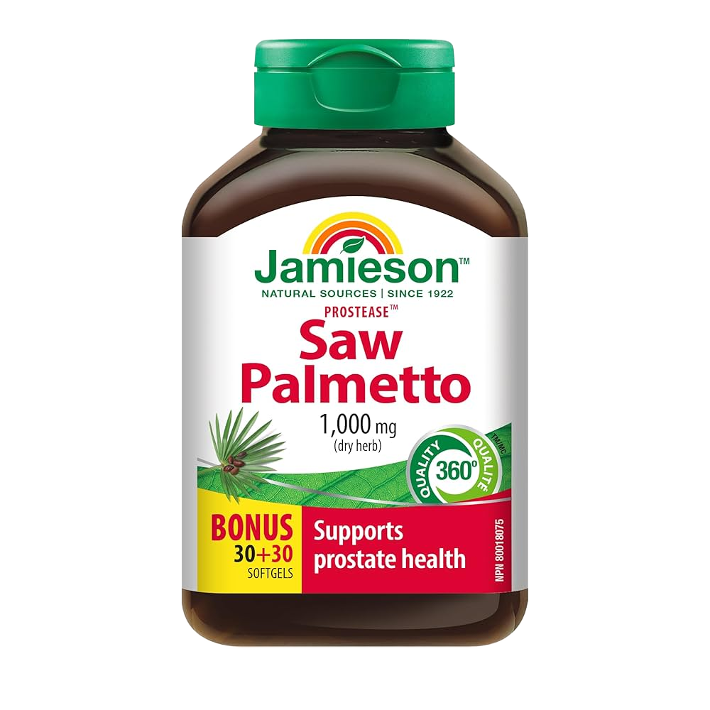Jamieson Saw Palmetto 1000mg Capsule 60