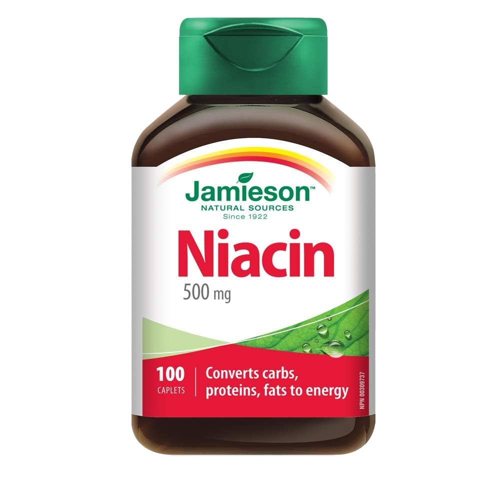 Jamieson Niacin 500mg 100 Tablets