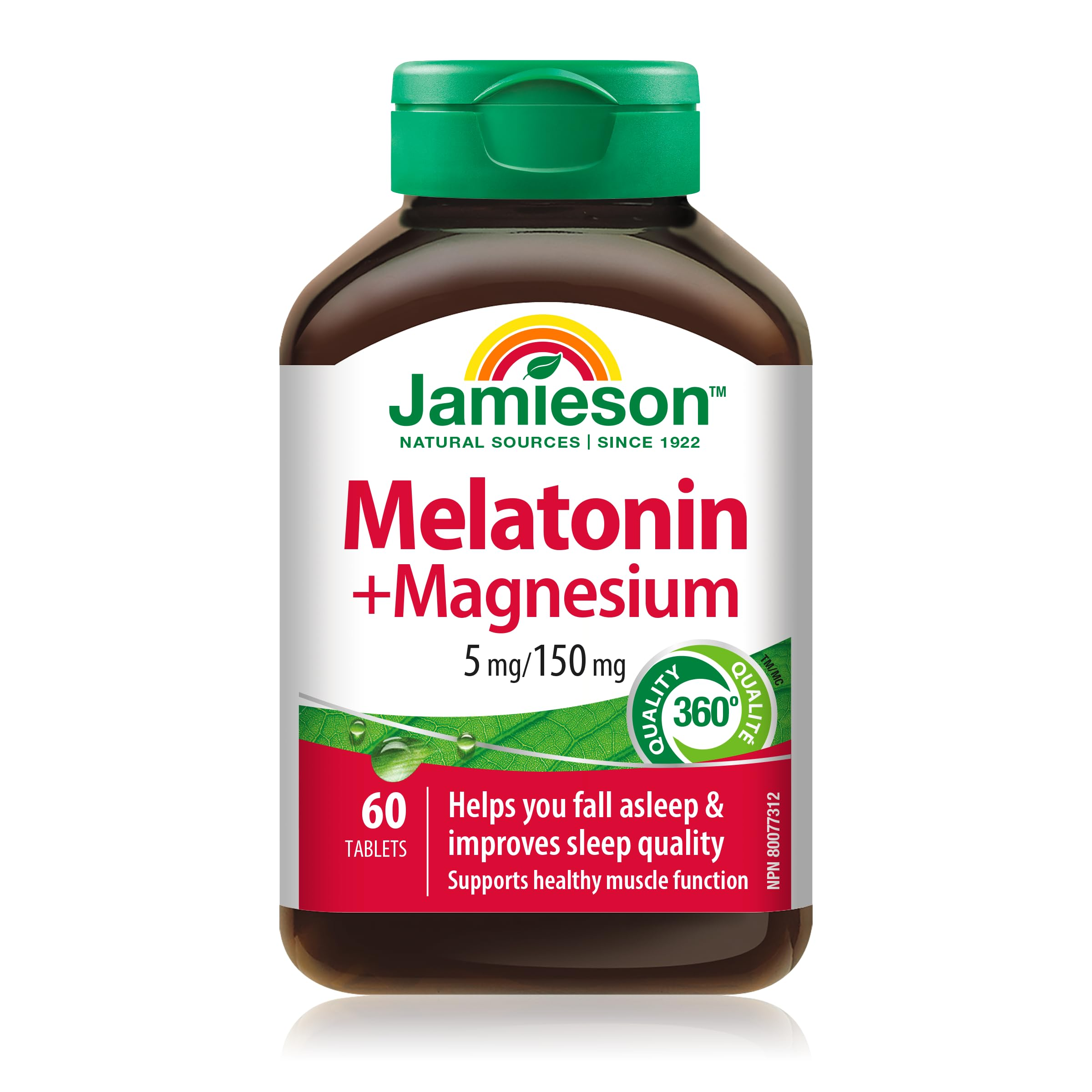 Jamieson Melatonin Magnesium 5mg/150mg Tablet 60