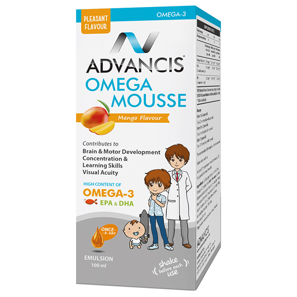 Advancis Omega Mousse Emulsion For Children Mild Fruit 100ml