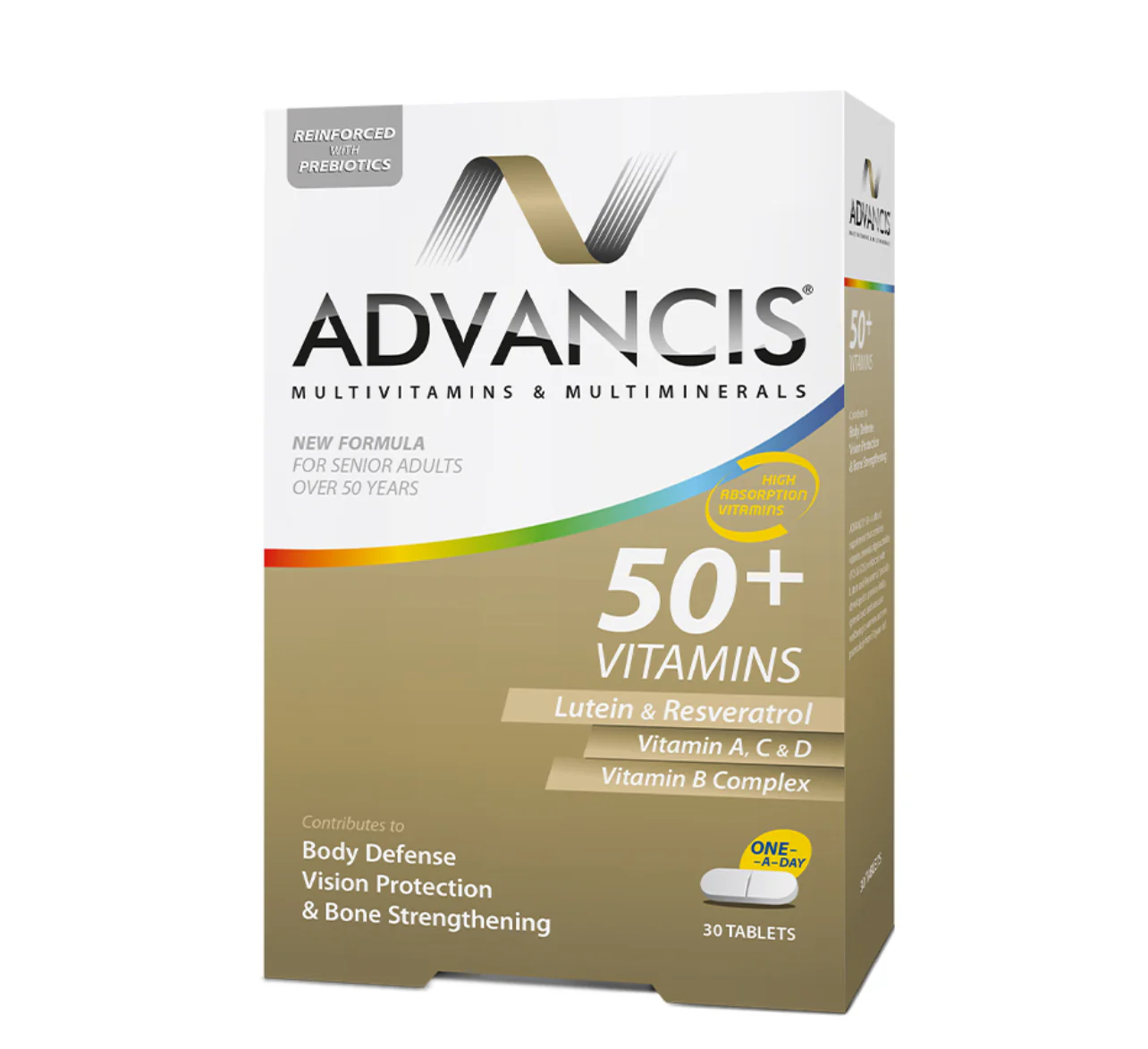 Advancis 50+ Vitamins 30 Tablets