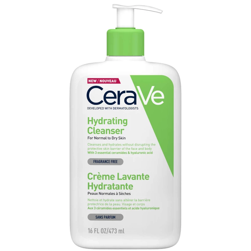 CeraVe Hydrating Cleanser With Ceramides And Hyaluronic Acid 473ml