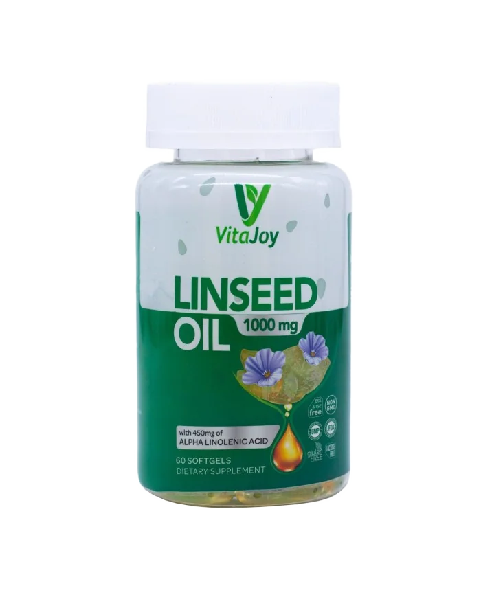 VitaJoy Linseed Oil Softgel 1000mg 60 Softgels