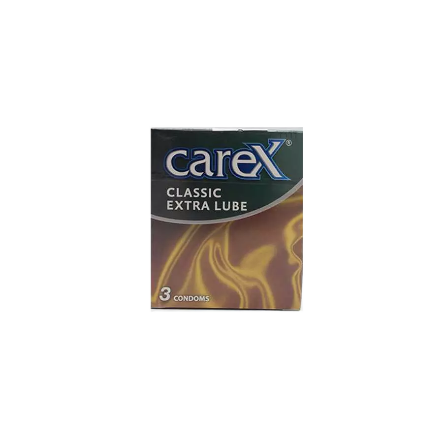 Carex Classic Extra Lube Condom 3 Pieces