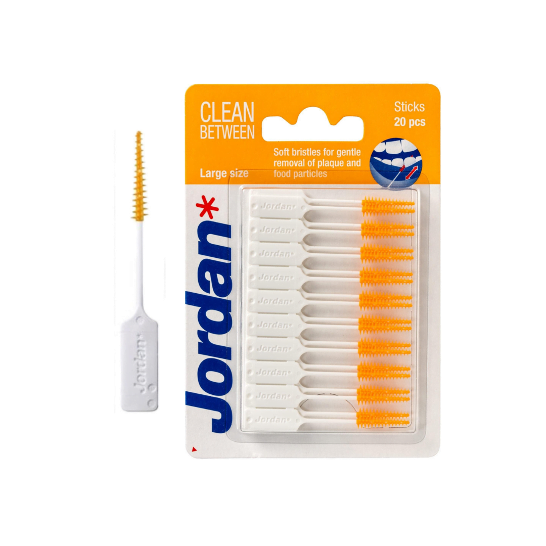 Jordan Clean Between Dental Sticks Large 20 Pieces