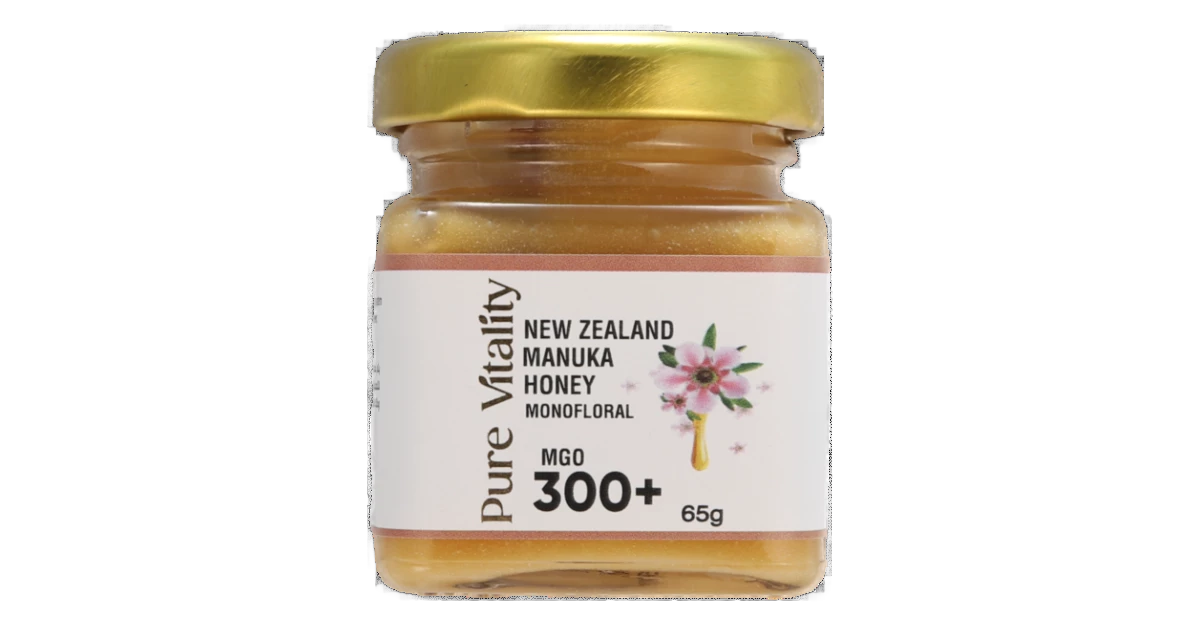 Pure Vitality New Zealand Manuka Honey MGO300+ 65g