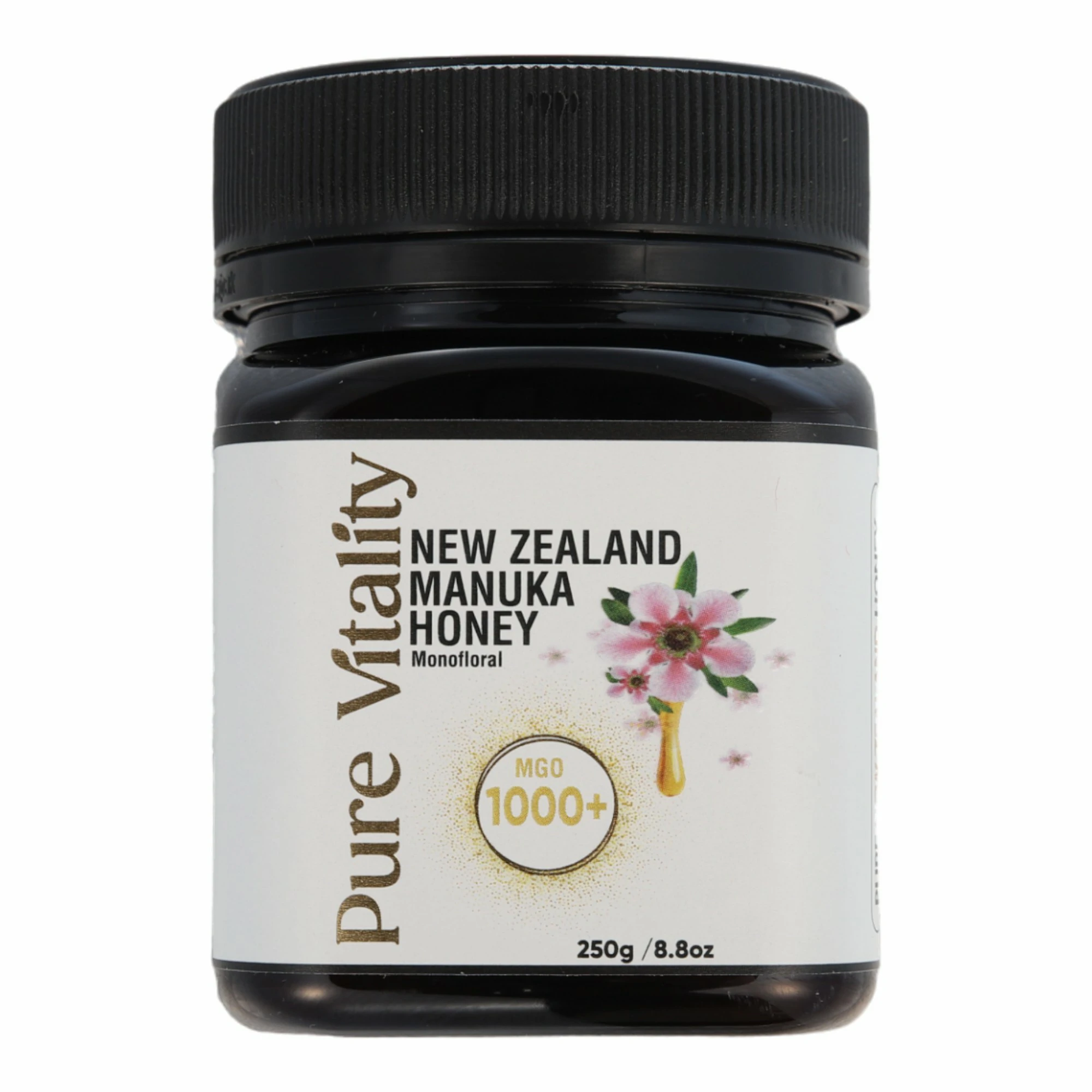 Pure Vitality New Zealand Manuka Honey MGO1000+ 250g