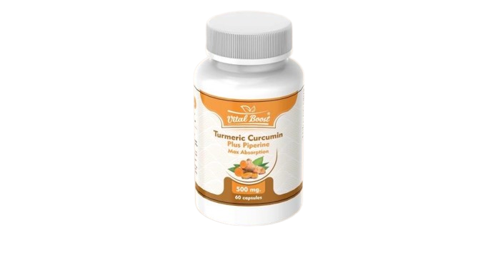 VitalBoost Turmeric Curcumin 500mg 60 Capsules