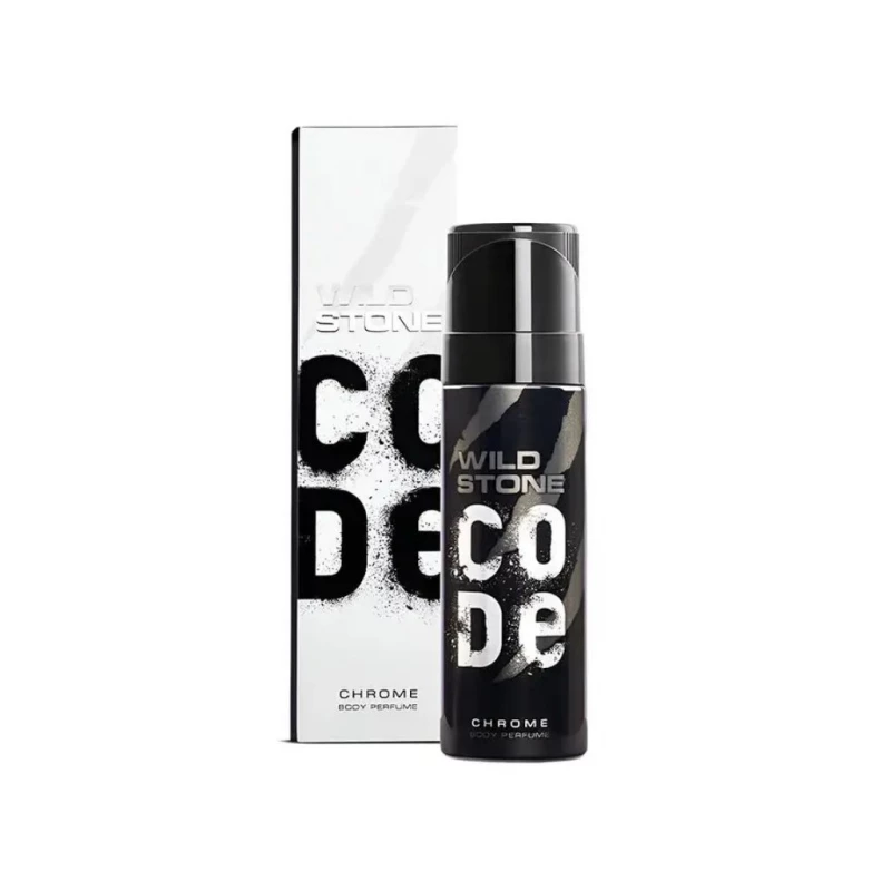 Wild Stone Code Chrome Body Perfume Spray for Boys and Men 120ml