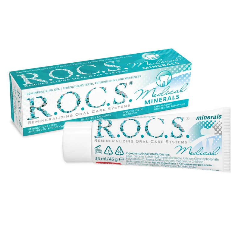 R.O.C.S Medical Minerals Tooth Gel 45g