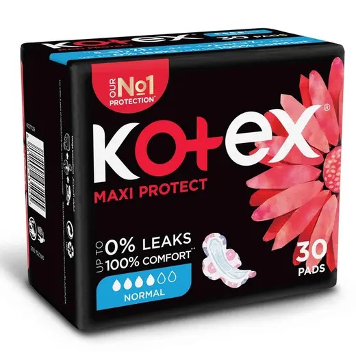 Kotex Maxi Protect Normal Pads 30 Pads