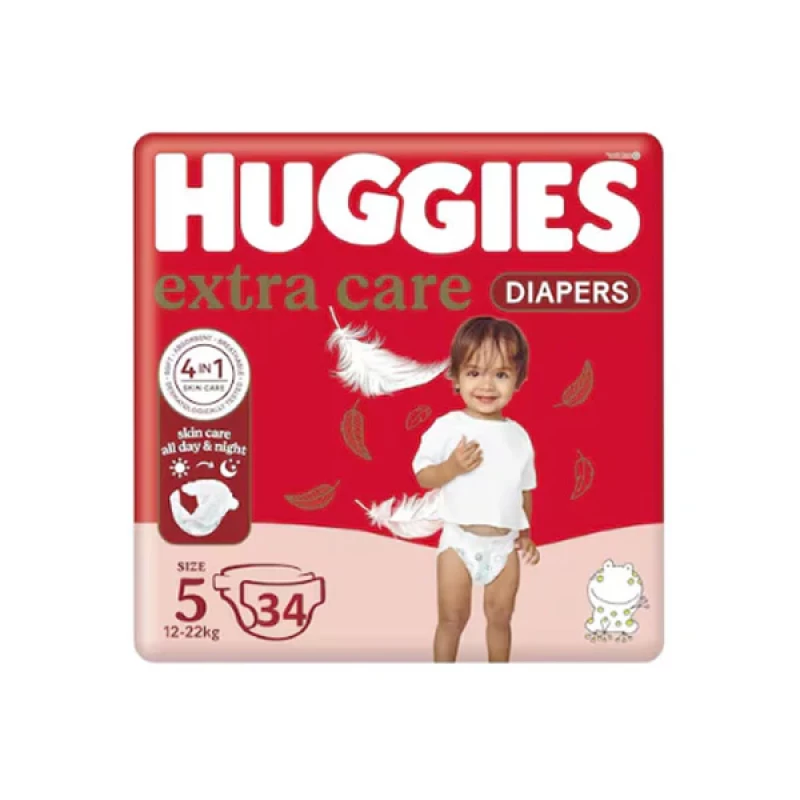 Huggies Jumbo Diapers Size 5 (12-22 KG) 34 Diapers