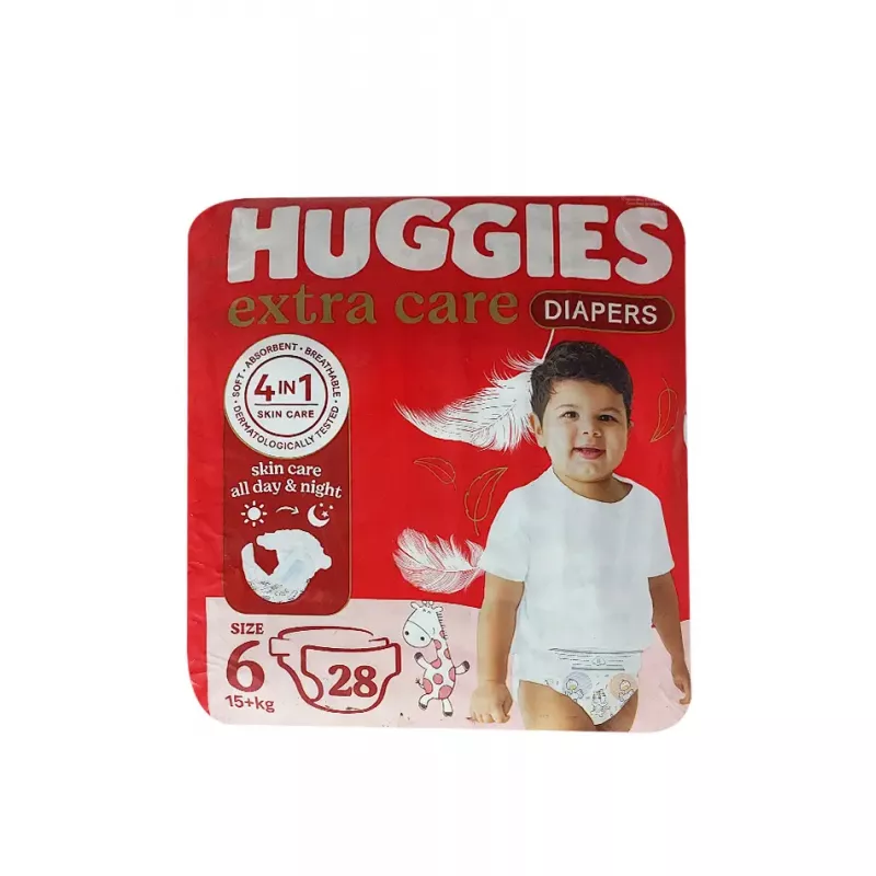 Huggies Extra Care 4in1 Diapers Size 6 28 Diapers