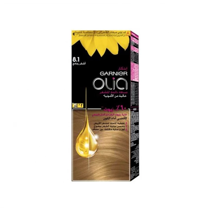 Garnier Olia Hair Dye 8.1 Ash Blonde