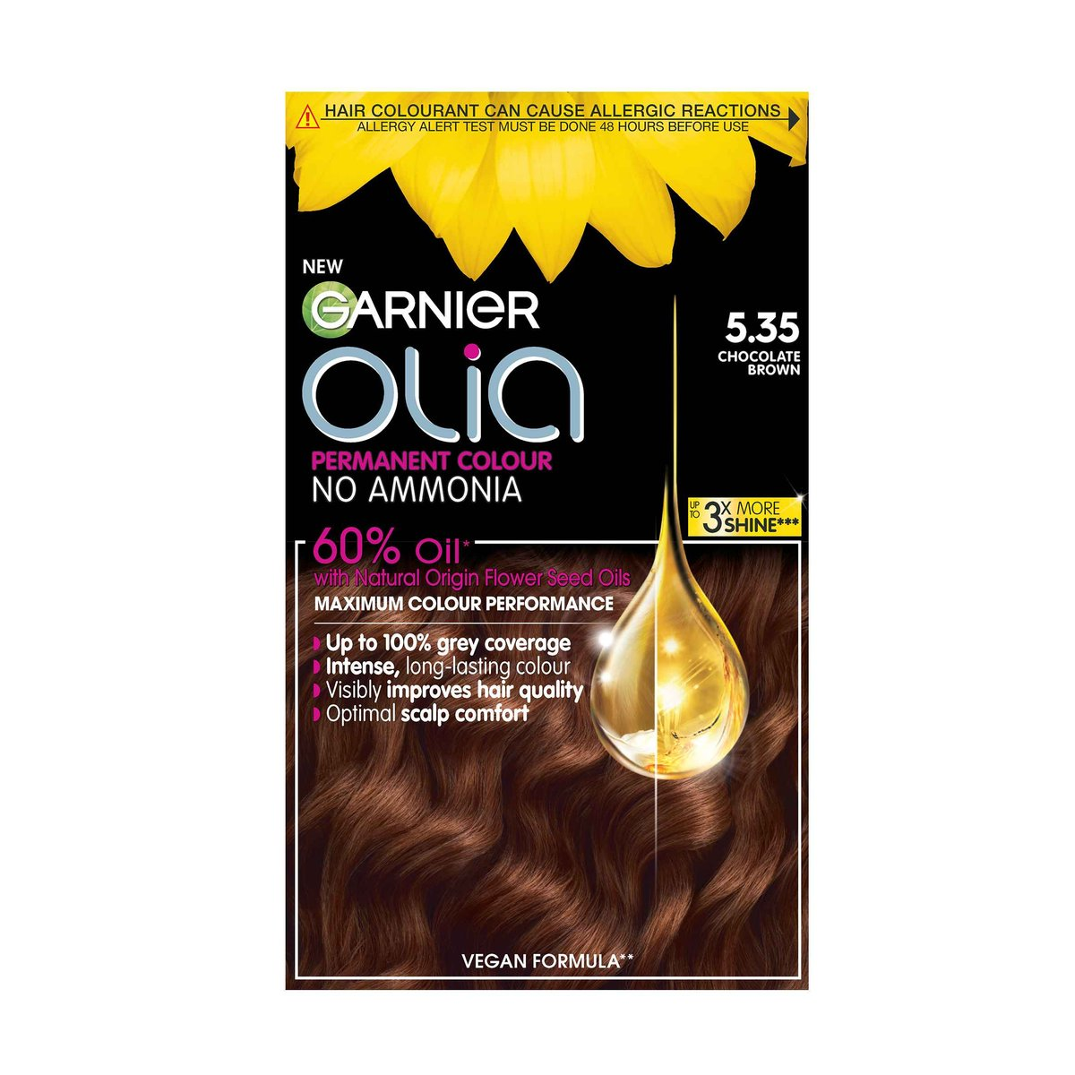 Garnier Olia Hair Dye 5.35 Chocolate Brown