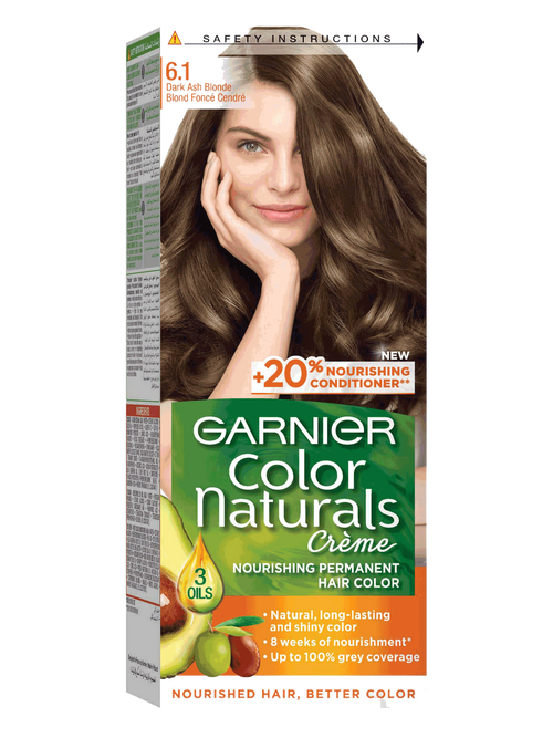 Garnier Color Naturals Hair Dye 6.1 Dark Ash Blonde