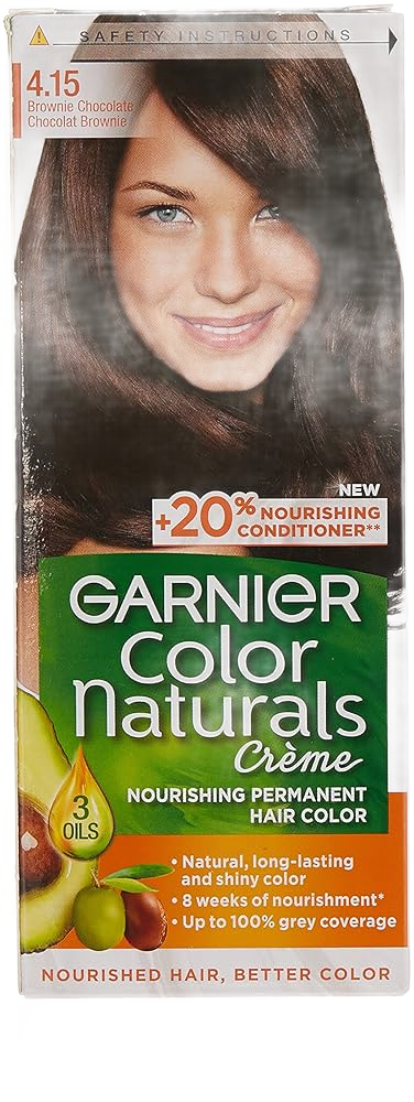 Garnier Color Naturals Hair Dye 4.15 Brownie Chocolate