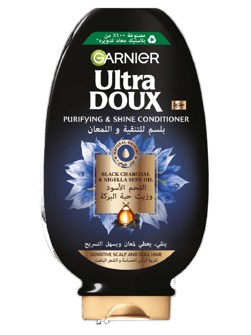 Garnier Ultra Doux Conditioner Black Charcoal And Nigella Seed Oil 360ml