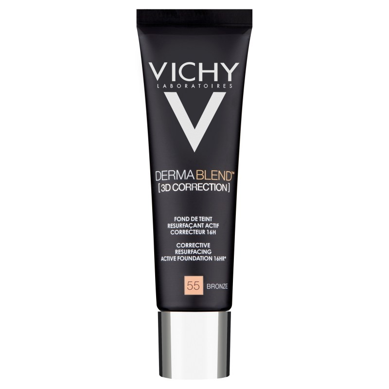Vichy Dermablend 3D Correction Foundation For Oily Skin 55 Bronze 30ml