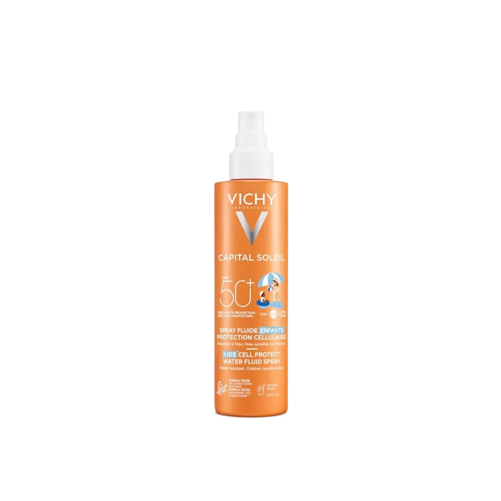 Vichy Capital Soleil Cell Protect Invisible Water Fluid Spray SPF50+ 200ml