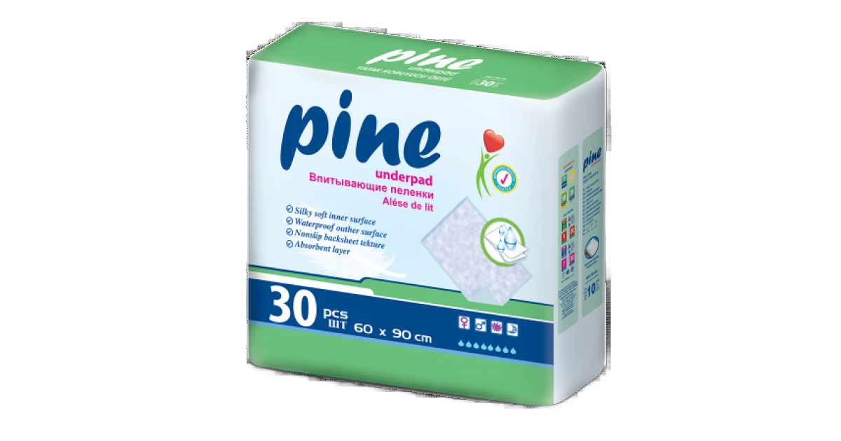 Pine Underpad 60×90cm 30 Pcs
