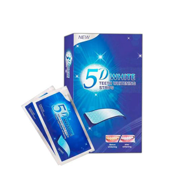 5D White Teeth Whitening Strips 7 Pcs