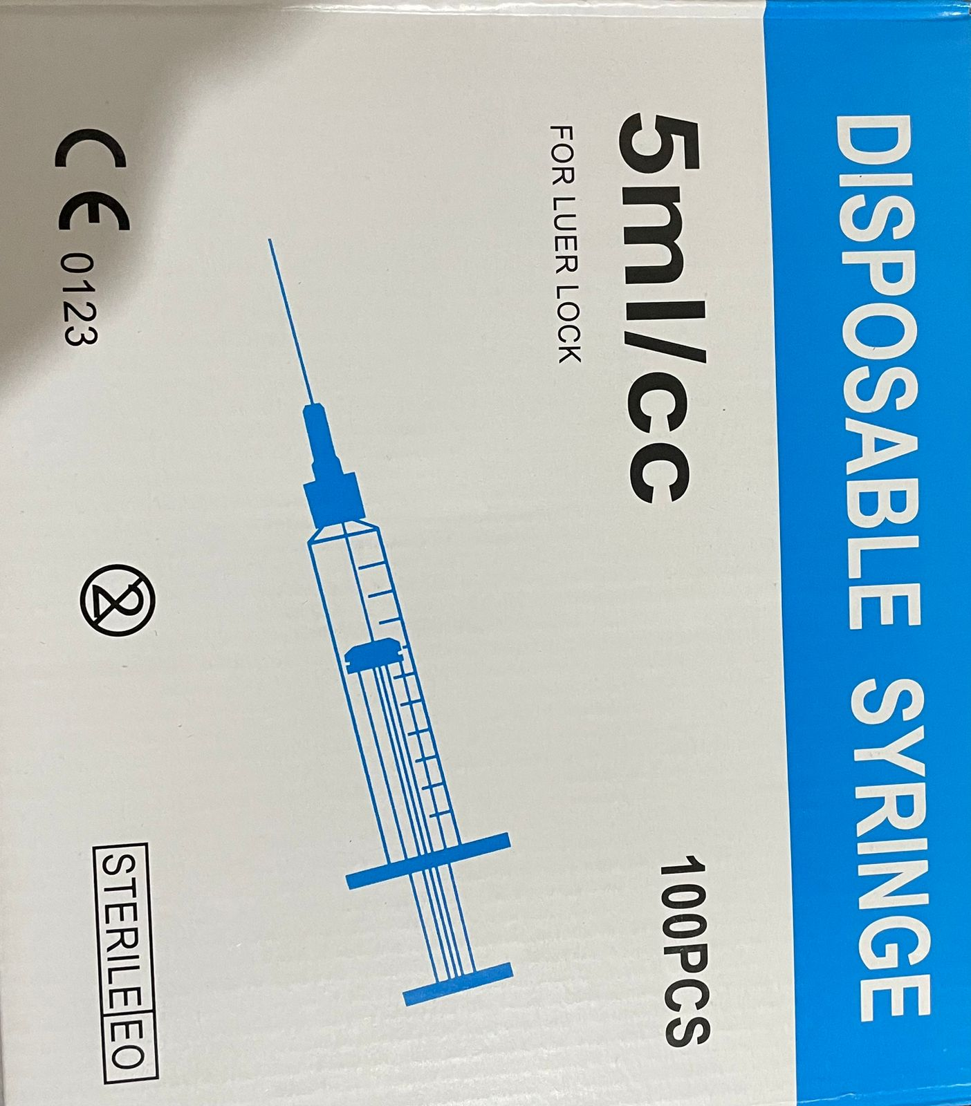 Disposable Syringe 5ml 100 Pcs