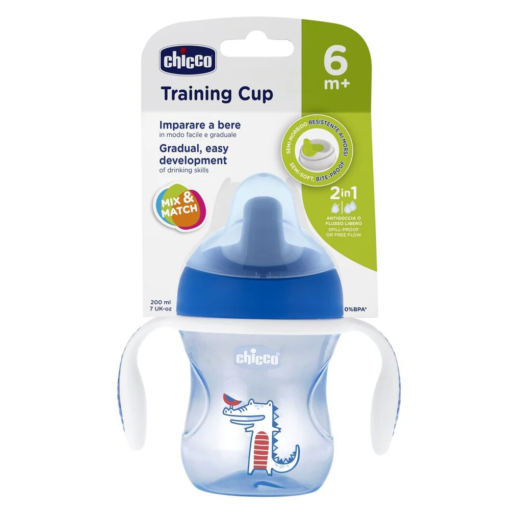 Chicco Training Cup Blue 6M+ 200 ml