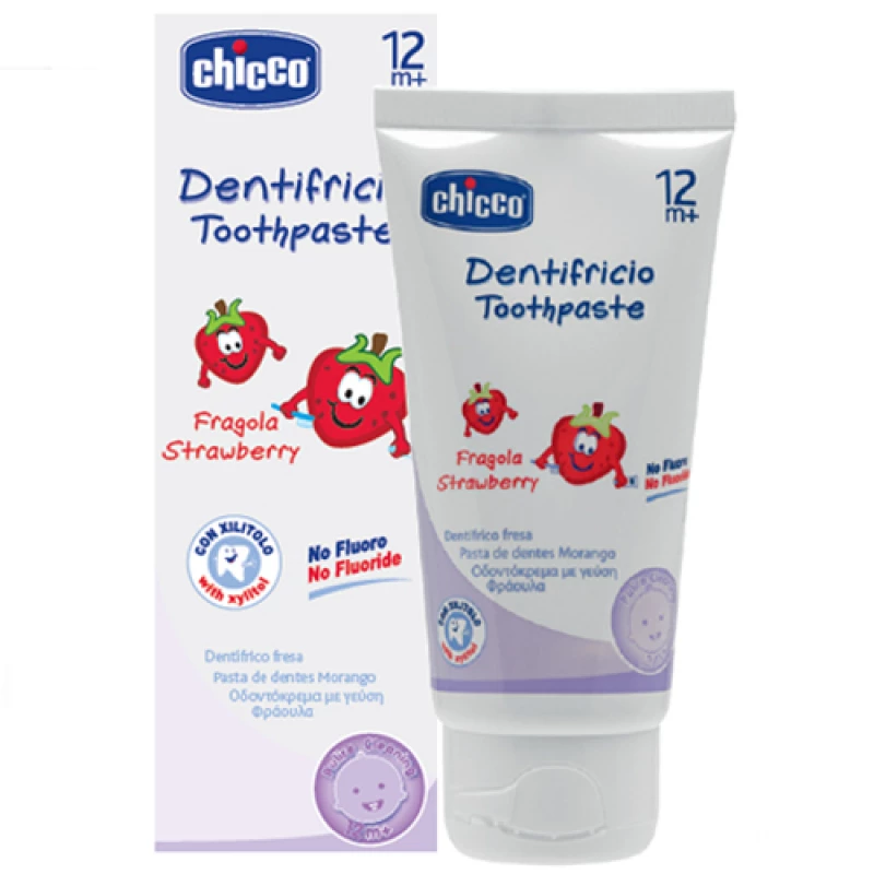 Chicco Strawberry flavor Toothpaste for Kids 12+ months 50ml