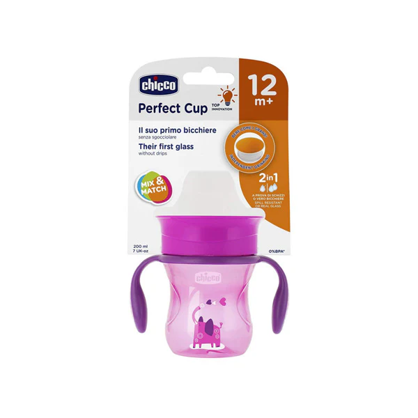 Chicco Perfect Cup Pink 12M+ 200Ml
