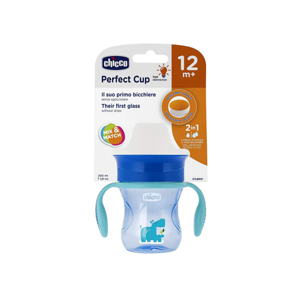 Chicco Perfect Cup Blue 12M+ 200Ml