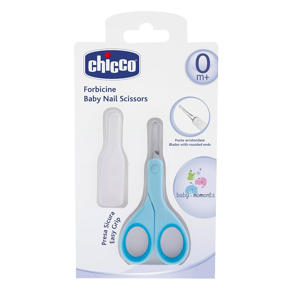 Chicco Baby Nail Scissors Blue 0m+