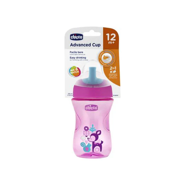 Chicco Advanced Cup Pink 12M+ 266ML